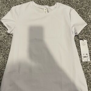 ALO, FINESSE TEE, WHITE, NWT, $64.00
